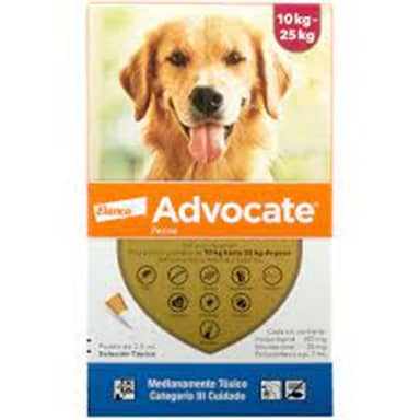 ADVOCATE PERROS 2.5 ml 10-25 kg