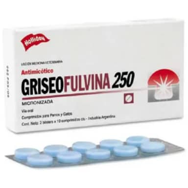GRISEOFULVINA 250mg BLISTER X 10 TAB