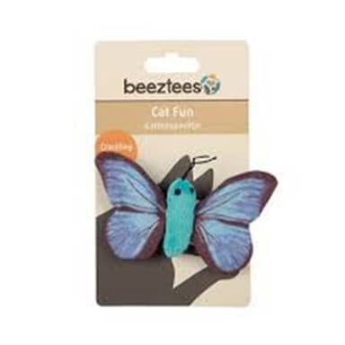 JUGUETE PARA GATO SPARKY MARIPOSA AZUL