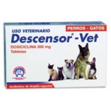 DESCENSOR VET 200 mg Caja * 30 Tab
