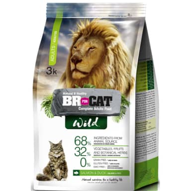 BR FOR CAT WILD ADULT SALMON&PATO * 1 kg