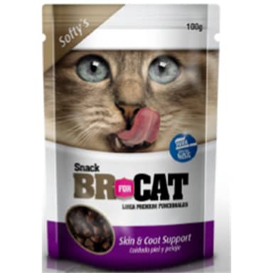 BR CAT SNACK SKIN Y COAT SUPPORT* 100 gr