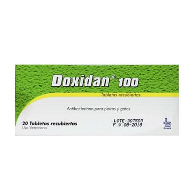 DOXIDAN 100 mg/CAJA 20 TAB
