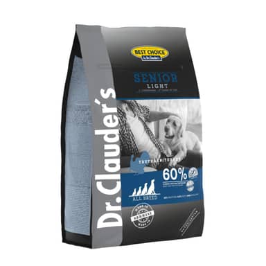 DR CLAUDERS DOG SENIOR LIGHT 4 KG