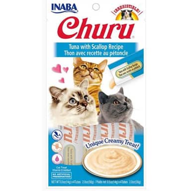 CHURU CAT SNACK X4 ATUN Y VIEIRA56 gr