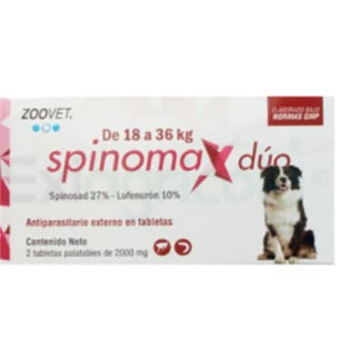 ANTIPULGAS SPINOMAX DUO * 18 A 36  kg