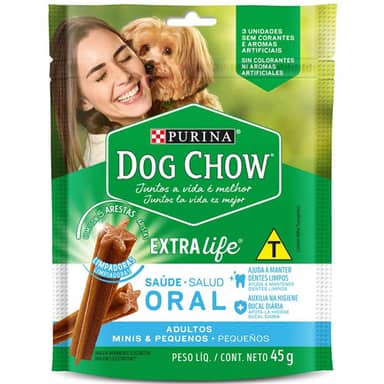 DOG CHOW SALUD ORAL ADULMINIS&PEQ * 45 g