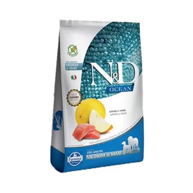 N&D OCEAN CAN ADUL MED MAXI SALMAO *2.5K
