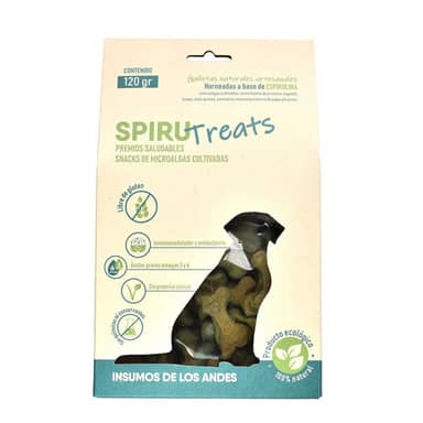 GALLETAS SPIRUTREATS CARBON* 120 gr
