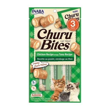 CHURU SNACK BITES GATO POLLO-ATUN 3 UND