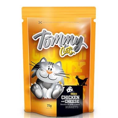 SNACK TOMMY CAT CHICKEN&CHEESE * 75 gr