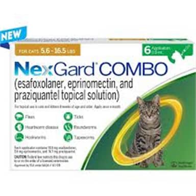 NEXGARD COMBO SPOT-ON GATOS 2.5-7.5kgAMA