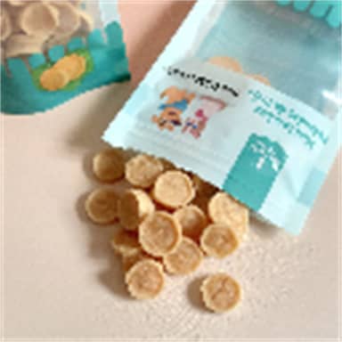 SNACK MINI LONCHAS REDONDAS POLLO*50gr