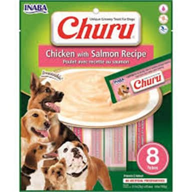 CHURU SNACK DOG POLLO&SALMO 8UND *160 gr