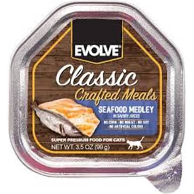 EVOLVE CAT BANDEJA SEAFOOD* 3.5oz 99 gr