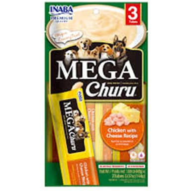CHURU SNACK MEGA 3P POLLO&QUESO*144gr