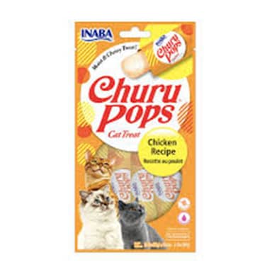 CHURU SNACK CAT POPS 4P POLLO * 60gr