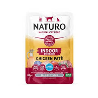 NATURO CAT ADUL INDOOR POLLO* 85gr