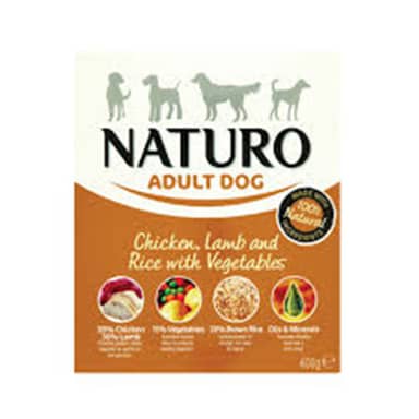 NATURO ADULT DOG CHICK&LAMB BANDEJA 400g