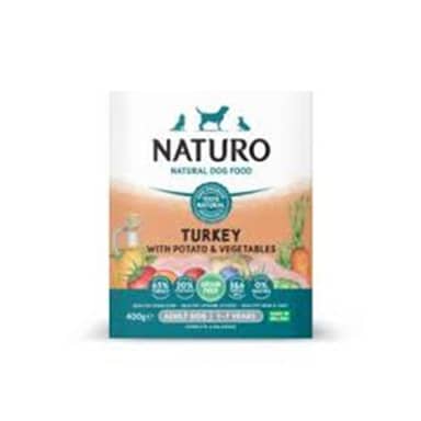 NATURO ADUL DOG TURKEY POTATO VEG* 400gr