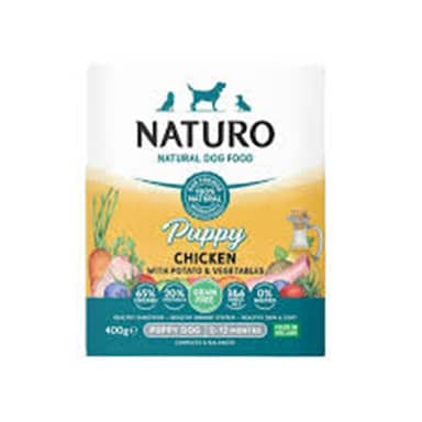 NATURO ADUL DOG PUPPY CHICKEN POTAT*400g