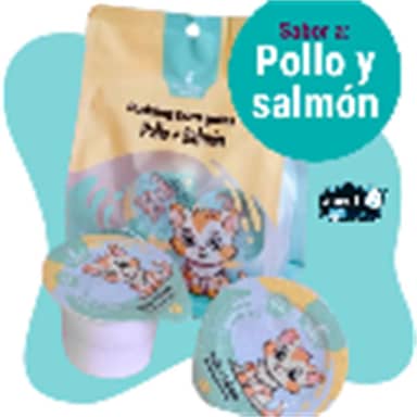 PUDDING PARA GATOS POLLO&SALMON *220 gr