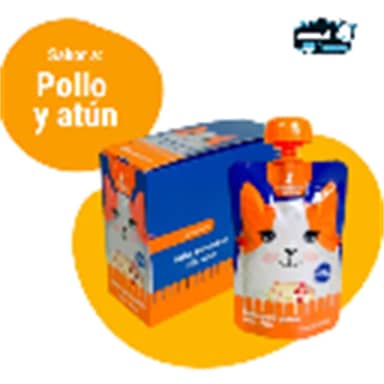 SALSA PARA GATO SABOR POLLO&ATUN CAJAX6