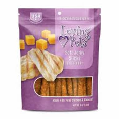 SNACK DOG JERKY POLLO&QUESO CABANO*170gr