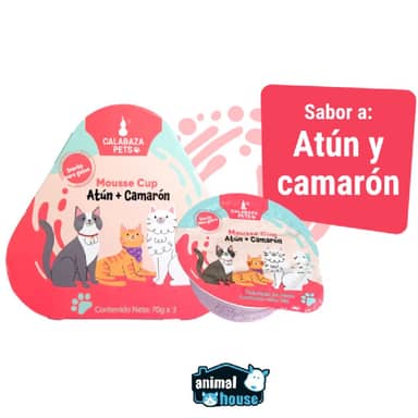 MOUSSE CUP SABOR ATUN&CAMARON 70gr