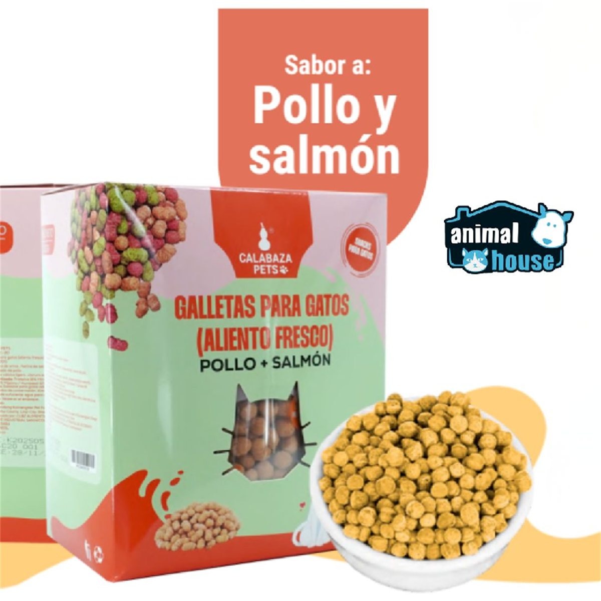 GALLETAS PARA GATO POLLO&SALM * UND