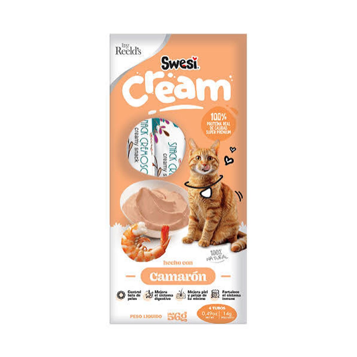 SWESI CREAM CAT SOBRE CAMARON * 4 UND